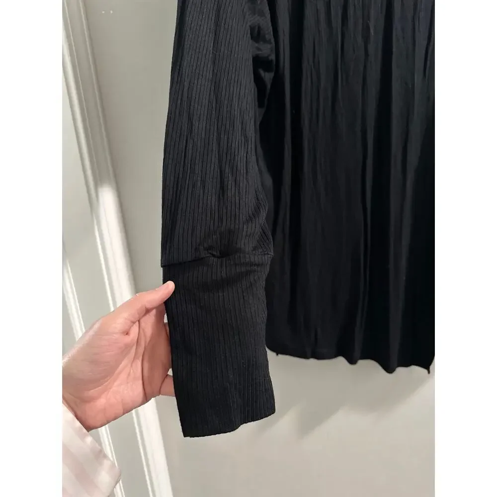 🔴Yana K Black long sleeve tunic‎ top one size